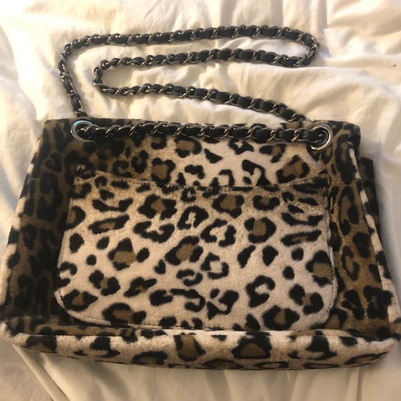 Cheetah/Leopard Print Flap Bag - Picture 3 of 5